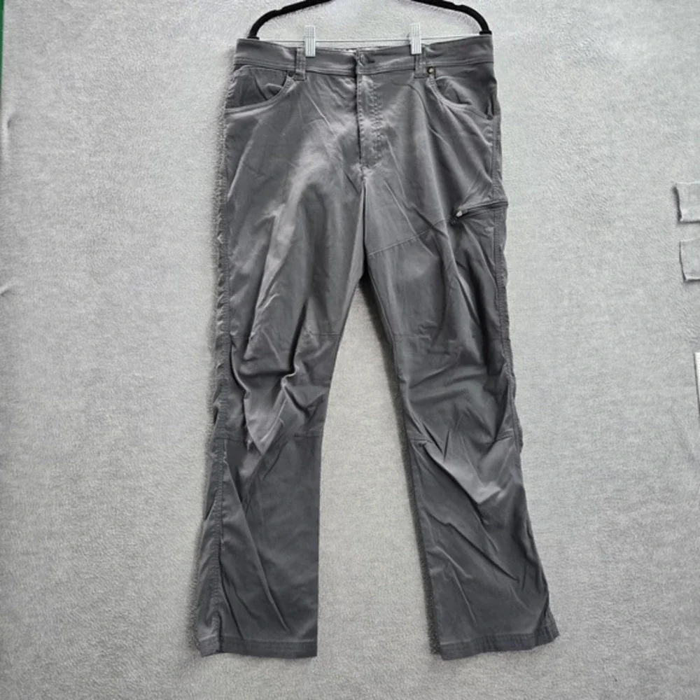 Wrangler Men Pants 36X30 Gray Nylon Spandex All Terrain Gear 29